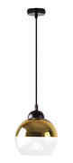 Nowoczesna czarno złota lampa wisząca - D235-Calme Lumes