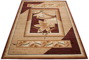Brązowy klasyczny dywan w geometryczny wzór - Fendy 3X 300x400 Profeos