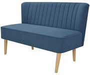 Romantyczna sofa Lernes - niebieska Edinos