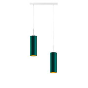 Lampa wisząca dwie tuby na białym stelażu - EX370-Mave - 5 kolorów Lumes