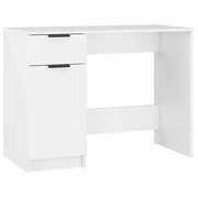 Białe minimalistyczne biurko - Reves Edinos
