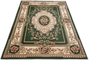Prostokątny zielony dywan w klasycznym stylu - Ritual 4X 60x100 Profeos