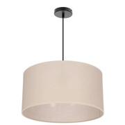 Wisząca lampa abażurowa w kolorze beżowym - M097-Grix Lumes