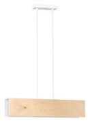 Biała wisząca lampa nad stół - D003-Romser Lumes