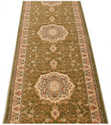Zielony chodnik w tradycyjny wzór 100x450 cm - Mielno 3X Edinos