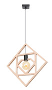 Drewniana skandynawska lampa wisząca - J133-Linelo Lumes