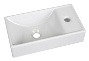Ceramiczna umywalka prostokątna Giallo - biała Edinos