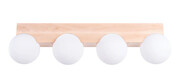 Loftowa lampa sufitowa z 4 kloszami M136 - Tewi Lumes