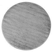 Szary okrągły nowoczesny dywan - Bernis 3X 60 cm Profeos