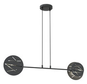 Czarna nowoczesna lampa wisząca - D151-Welisa Lumes