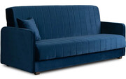 Granatowa elegancka sofa welurowa - Sfondi Edinos