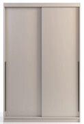 Kaszmirowa szafa przesuwana 140 cm z drążkami - Eraffi 3X Edinos Premium