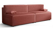 Różowa rozkładana sofa - Manila 3X Elior
