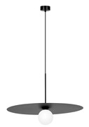 Duża lampa wisząca loft kapelusz z ruchomą tarczą - A695-Akso Lumes