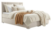 Podwójne łóżko boxspring Puerto 140x200 - 32 kolory Edinos