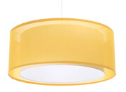 Żółta designerska lampa wisząca - S436-Vilena Lumes
