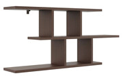 Minimalistyczna półka na ścianę w kolorze wenge - Sonelo Edinos