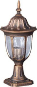 Czarno-złota niska lampa zewnętrzna - S321-Confucio Lumes