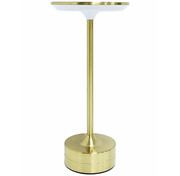 Minimalistyczna lampa stołowa złota - K616-Rawino Lumes