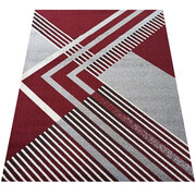 Czerwono-szary prostokątny dywan - Fakir 200 x 290 cm Profeos