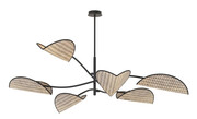 Brązowa lampa wisząca w nowoczesnym stylu - M131-Urdom Lumes
