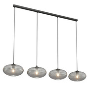Industrialna lampa wisząca z grafitowymi kloszami - D174-Wanja Lumes