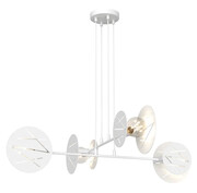 Biała nowoczesna lampa wisząca - D152-Welisa Lumes