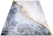 Szary dywan w marmurowy wzór glamour - Valano 5X 160x230 Profeos