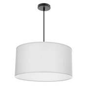 Szara wisząca lampa abażurowa - M097-Grix Lumes