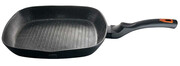 Patelnia grillowa z silikonowym uchwytem typu soft touch - Rosalia 12X Edinos