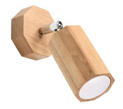Drewniany loftowy kinkiet ruchomy - S472-Bumi Lumes