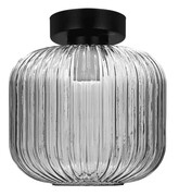 Grafitowa lampa ze szklanym kloszem - J017-Grand Lumes