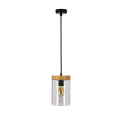 Nowoczesna lampa wisząca ze szklanym kloszem - K447-Glomer Lumes