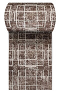 Brązowy chodnik dywanowy na metry - Bitos 90 cm Profeos