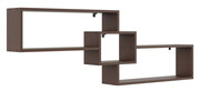 Minimalistyczna półka wisząca wenge - Froslin Edinos