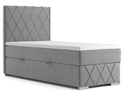 Pojedyncze łóżko boxspring Ahus 80x200 - 32 kolory Edinos
