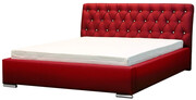 Pikowane łóżko w stylu glamour Florentino 3X 120x200 - 44 kolory Edinos