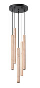 Drewniana loftowa lampa wisząca sople - A382-Amot Lumes