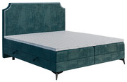 Podwójne łóżko kontynentalne 140x200 Selene - 32 kolory Elior