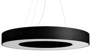 Czarny okrągły żyrandol zwisający - EX695-Saturni Lumes