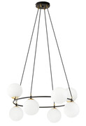 Nowoczesna lampa wisząca z mlecznymi kloszami - D110-Lolejx Lumes