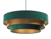 Zielono-złota trzywarstwowa lampa wisząca - S442-Contigo Lumes