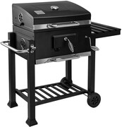 Grill węglowy z pokrywką na kółkach - Kelva Edinos