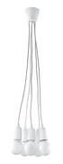 Biała loftowa lampa wisząca zwisy - EX543-Elris Lumes