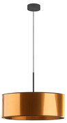Miedziany żyrandol nad stół z abażurem 50 cm - EX873-Maldi Lumes
