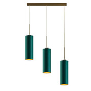 Lampa wisząca LED nad stół na złotym stelażu - EX394-Riwas - 5 kolorów Lumes