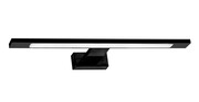 Czarny kinkiet łazienkowy LED - N015-Zassio 40x12x7 cm Lumes