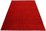 Czerwony dywan włochacz jednokolorowy - Azos 60x200 Profeos