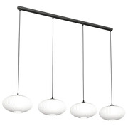 Szklana lampa wisząca z mlecznymi kloszami - D174-Wanja Lumes