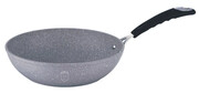 Szara patelnia typu wok na każdy typ kuchenki 28cm - Migusto 8X Edinos